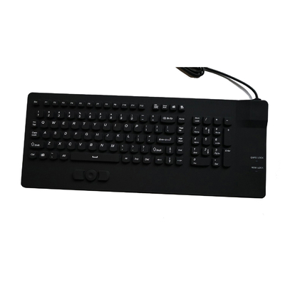 IP68 silicone keyboard with integrated hula pointer for heavy industrial application supplier