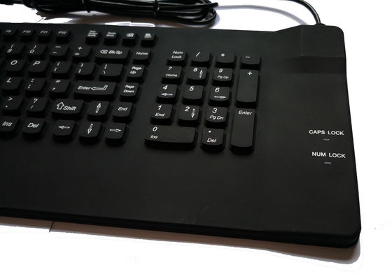 IP68 Dustproof industrial keyboard with mouse buttons OEM AZERTY layout supplier