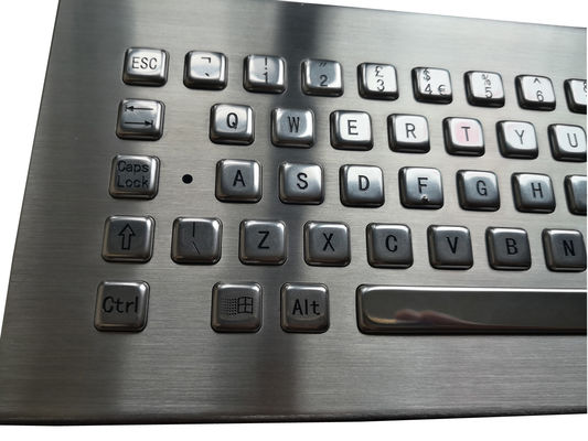 enclosure industrial keyboard with Euro and metal trackball for heavy duty use supplier