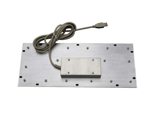 Panel mount stainless steel keyboard for military portable PC working -20 Celsius degree supplier