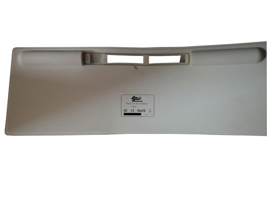 wireless medical keyboard washable with Back arch by white silicone and USB dongle supplier