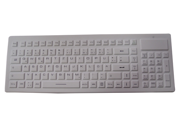 QWERTZ cable-less 2.4G wireless washable keyboard supporting European languages supplier