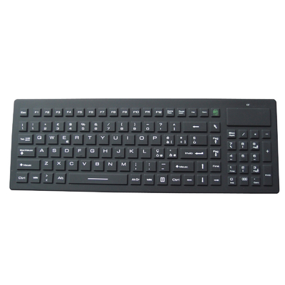 QWERTZ cable-less 2.4G wireless washable keyboard supporting European languages supplier