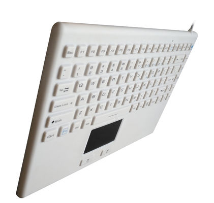 Hospital grade medical keyboard with sealed touch screen and mouse supplier
