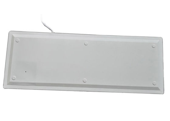 IP68 industrial keyboard with black 107 keys and black optical trackball supplier