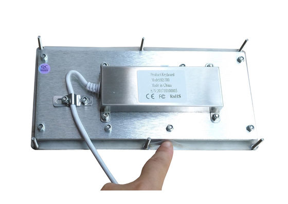 46 key industrial keyboard with flat Polish keys and shorten USB cable supplier