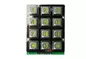 3 x 4 keys zinc alloy high quality vending machine keypad with different LED backlight supplier