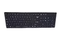 Full size IP68 antimicrobial medical silicone keyboard with big keys and two-color logo supplier