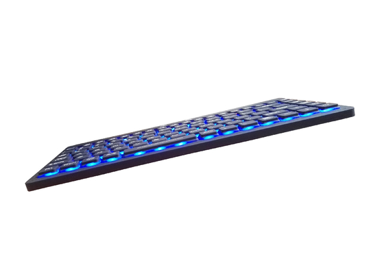 88 keys USB medical silicon keyboard with blue backlight and FCC-SDOC supplier