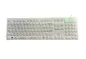 EN60601 washable hygienic medical silicone keyboard with dust proof full size supplier