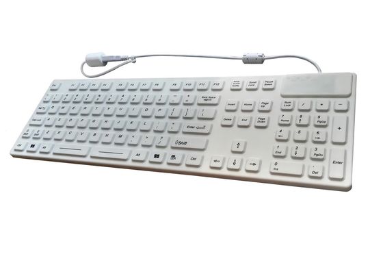 German medical keyboard with QWERTZ and short USB cable 0.3m supplier