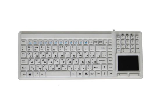 Disinfectable Medical Keyboard With Hebrew language and Touch Pad supplier