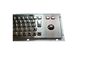 IP65 UK English industrial metal keyboard with 25.mm optical trackball supplier