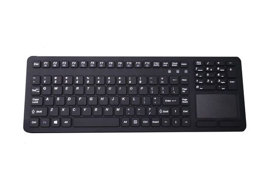 OEM medical keyboard K10 with EMI trackpad for latex gloves hospital level supplier