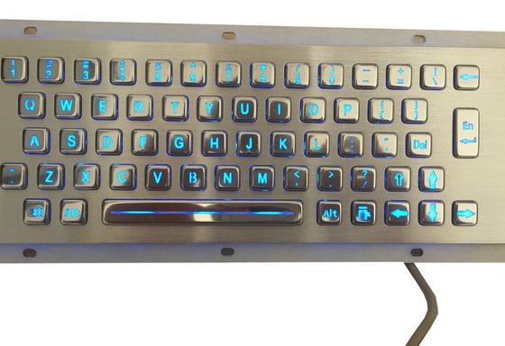 backlight industrial keyboard with USB touchpad and blue backlight supplier