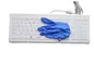 EN60950 Medical Healthcare Application Silicone Keyboard With Additional Scissor-Switch supplier
