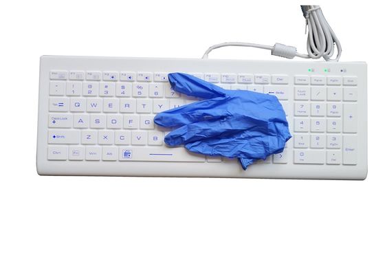 EN 60950 Medical Keyboard Washable by Scissor Switch with backlight supplier