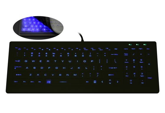 EN 60950 Medical Keyboard Washable by Scissor Switch with backlight supplier
