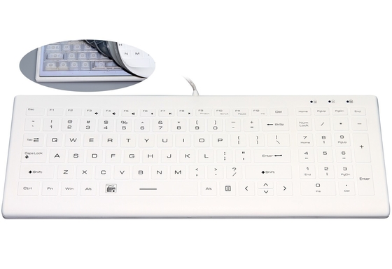 EN60950 Medical Healthcare Application Silicone Keyboard With Additional Scissor-Switch supplier