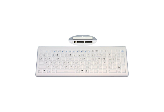 White Wireless Washable Medical Keyboard With Different Colors In French Language supplier