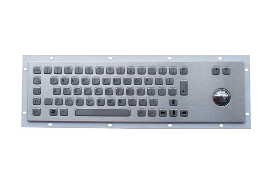 PS2 stainless steel industry keyboard mouse combo set with trackball and German Braille supplier