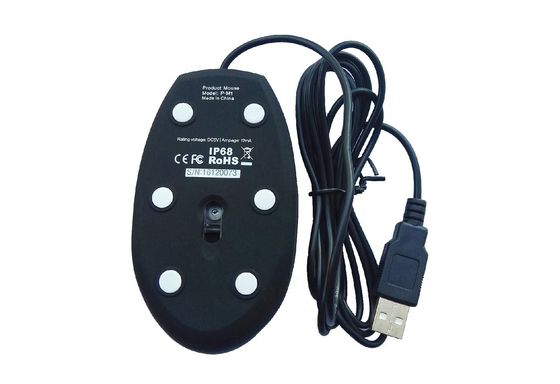 IP68 medical mouse cleanable with 800CPI and USB cap for hospital use supplier