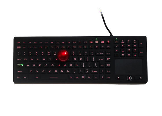 Mechanical Industrial Keyboard washable With Touchpad 24 Function Keys supplier