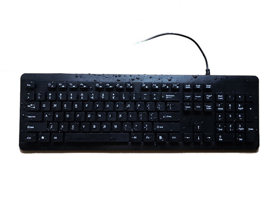 Real Washable Computer Keyboard With Medical Antimicrobial Protection supplier