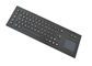 Waterproof Industrial Wireless Keyboard With Touchpad For Marine Navy supplier