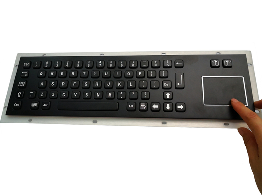 Vandal Proof Industrial Mechanical Touch Screen Keyboard With Black Metal For Yacht supplier