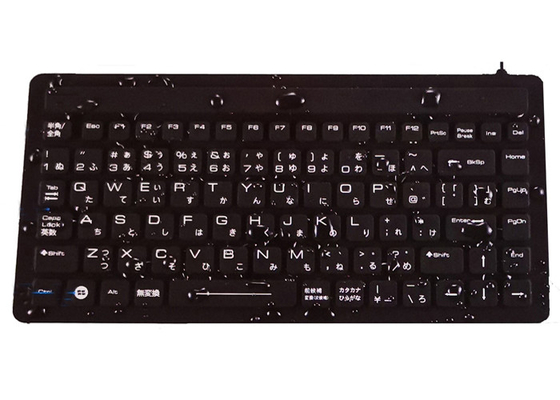 87 Keys Japanese Antimicrobial Medical Grade Silicone Keyboard With Windows Key supplier