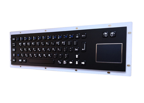 64 key Korean Industrial Panel Mounted Keyboard With Touch Screen supplier