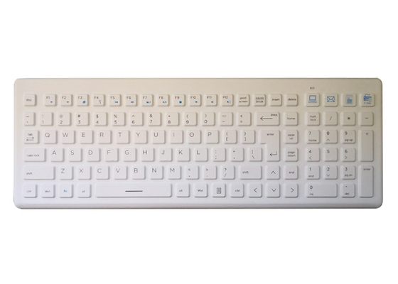 White Wireless Washable Medical Keyboard With Different Colors In French Language supplier