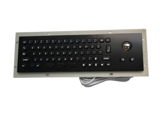 68 key Marine Industrial Keyboard black With Built In Metal Mouse Ball supplier