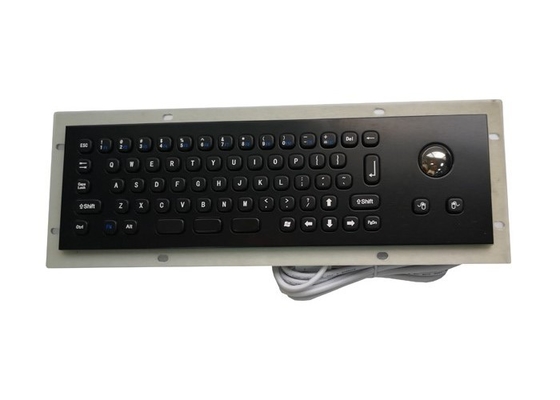 68 key Marine Italian Industrial Metal Keyboard With Built In Mouse Ball supplier