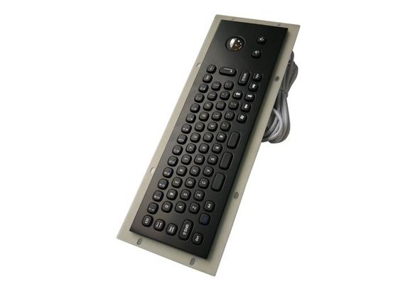 68 key Marine Industrial Keyboard black With Built In Metal Mouse Ball supplier