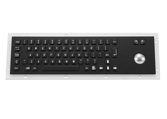 EMC Industrial Keyboard With Built In  Stainless steel Trackball Mouse For Yatch supplier