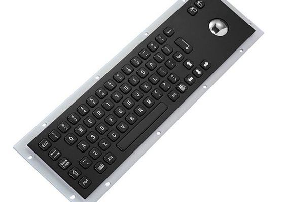 EMC Industrial Keyboard With Built In  Stainless steel Trackball Mouse For Yatch supplier