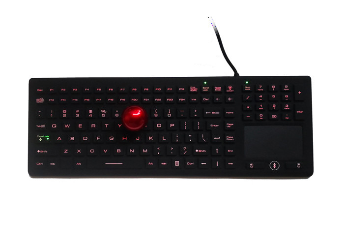 Washable Industrial Mechanical Keyboard With Touchpad & 24 Function Keys