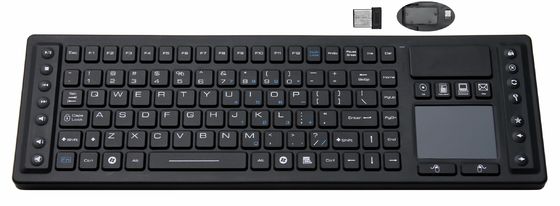 Waterproof Wireless Medical Keyboard With Integrated Trackpad For Clinical