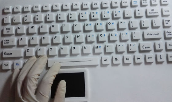CISPR32 medical keyboard NEMA 6 with 88 buttons and IP68 touchpad