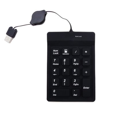 IP65 industrial keyboard 18 keys blue or gray for 5v