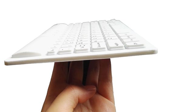 Rechargable wireless medical keyboard Bluetooth 5.0 with built-in LI-battery