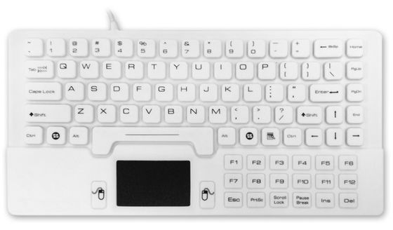 EN60601 Medical Keyboard with mini touchpad and flat keys