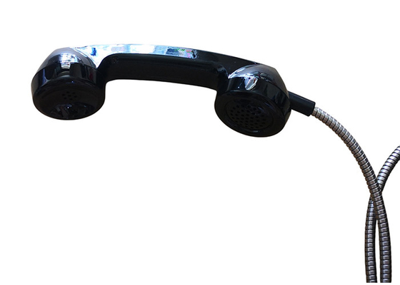 Vandal proof rugged industrial phone with metal keypad for prison