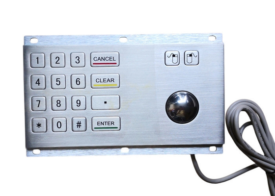 IP65 vandal resistant vending machine metal keypad for pc access control
