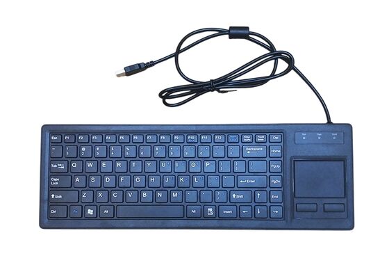 89-key plastic medical keyboard with rugged ABS full size and touch screen