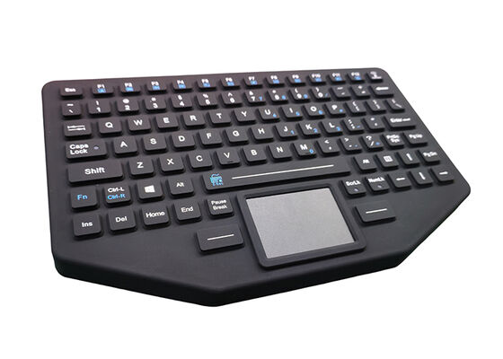 ikey wireless medical keyboard with bluetooth trackpad and VESA 75 mounting