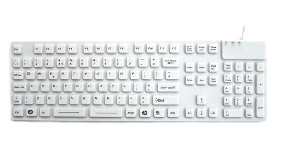 cyber medical keyboard with white numeric pad and OEM logo for US market