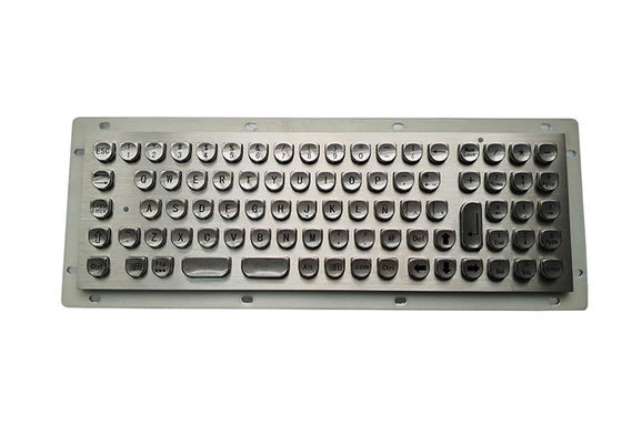 Germany Stainless Metal Keyboard With 84 Keys For Industrial Extreme Surroundings
